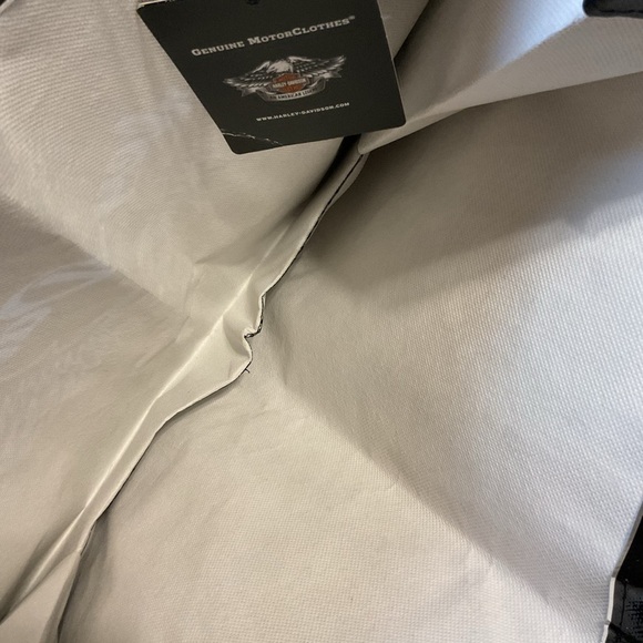 Harley-Davidson Black Winged Logo Bag reusable tote - Picture 6 of 6